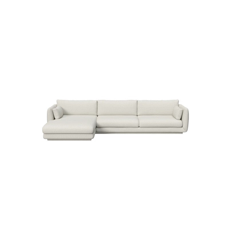 Cane-line Bloom 3-Seater Sofa with Chaise Longue & Plinth