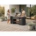 Q-boo OVO GL Dekton Outdoor Kitchen with Sink & Cover