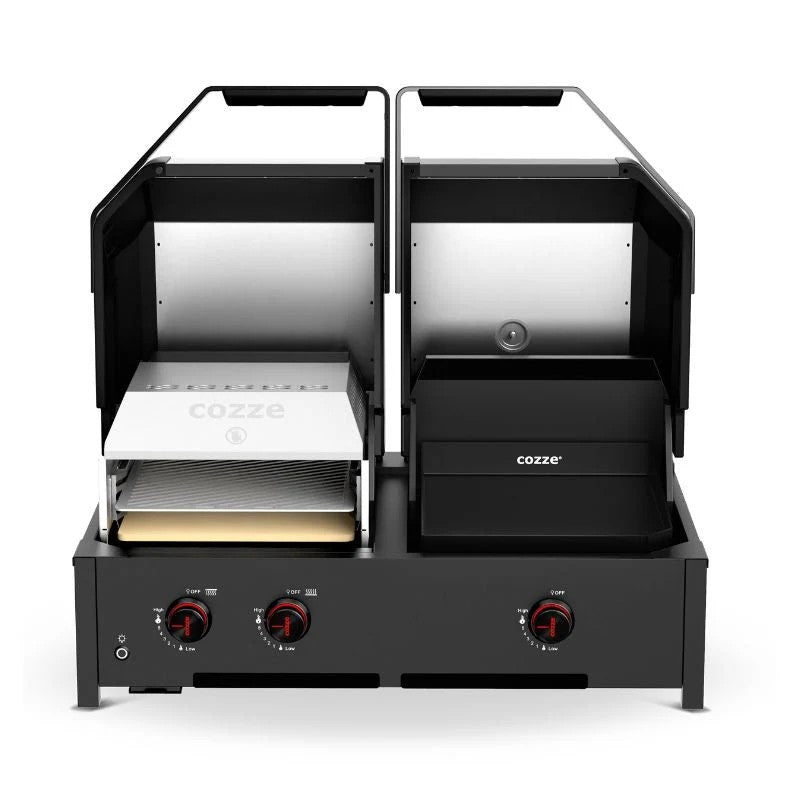 Cozze Quattro 900 Enamelled Cast Iron Gas Grill