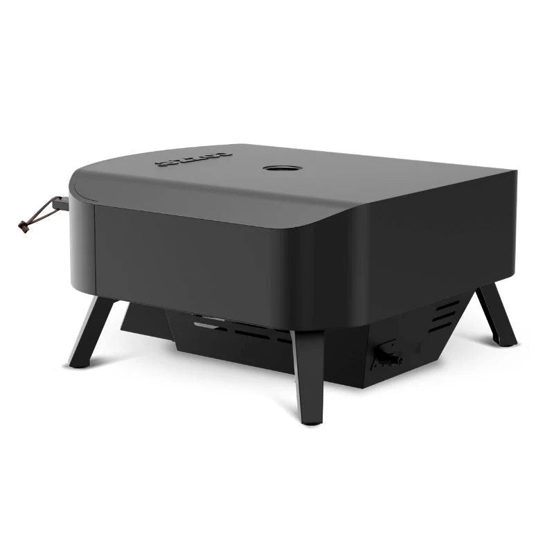 Cozze Rotate Gas Pizza Oven 17" with Pizza Door, Black