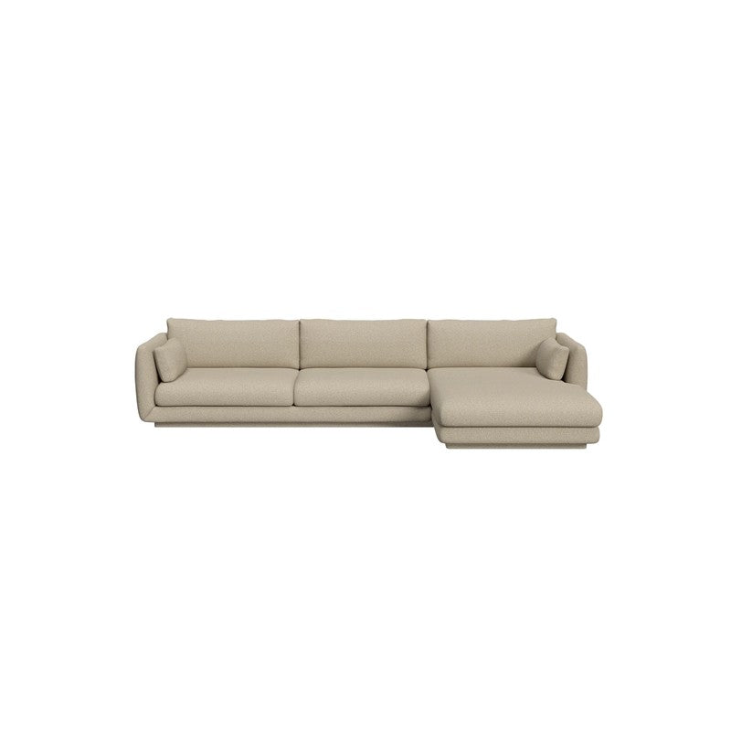 Cane-line Bloom 3-Seater Sofa with Chaise Longue, Left & Plinth