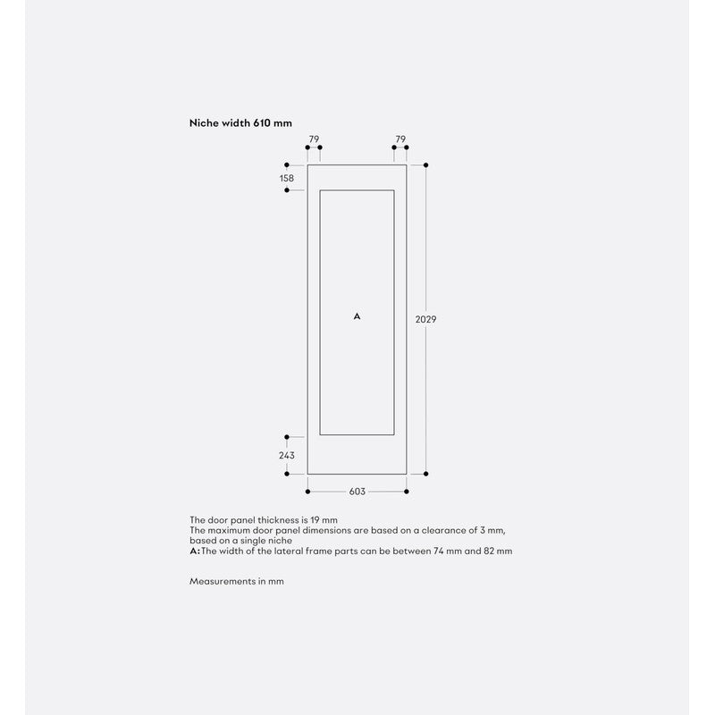 Gaggenau Vario Expressive Series RVW467170 61cm Fully Integrated Wine Storage, Dark Brushed Stainless Steel