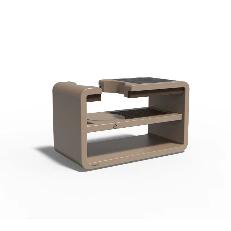 Adezz Forno Kamado Station Ceramic & Bamboo Outdoor Kitchen, Corten Steel or Powder-Coated Aluminium
