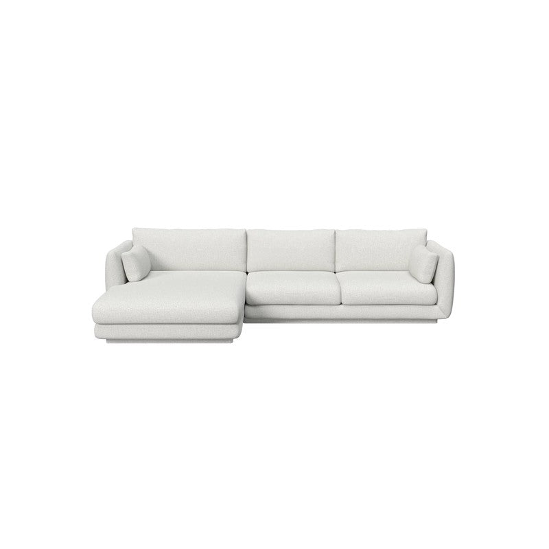 Cane-line Bloom 2-Seater Sofa with Chaise Longue & Plinth
