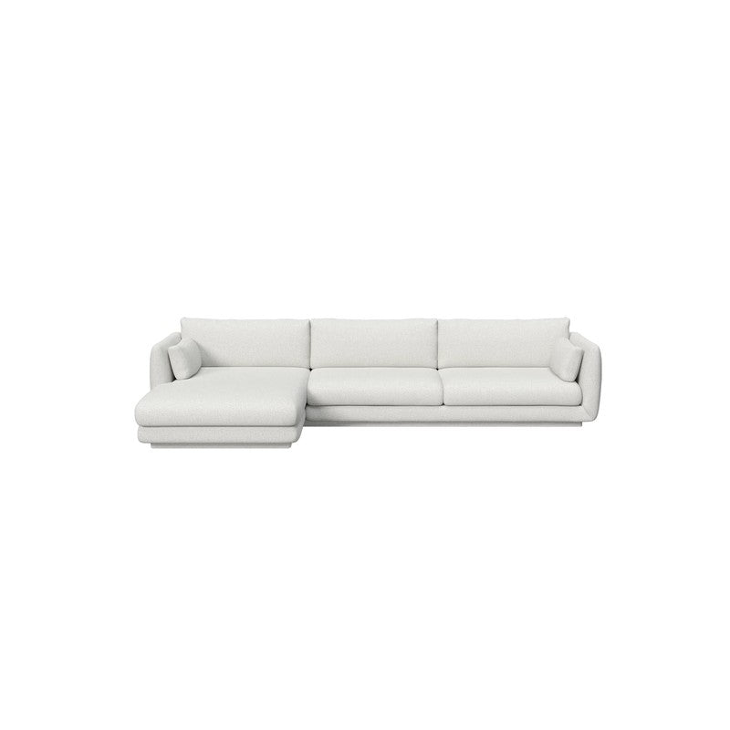 Cane-line Bloom 3-Seater Sofa with Chaise Longue & Plinth