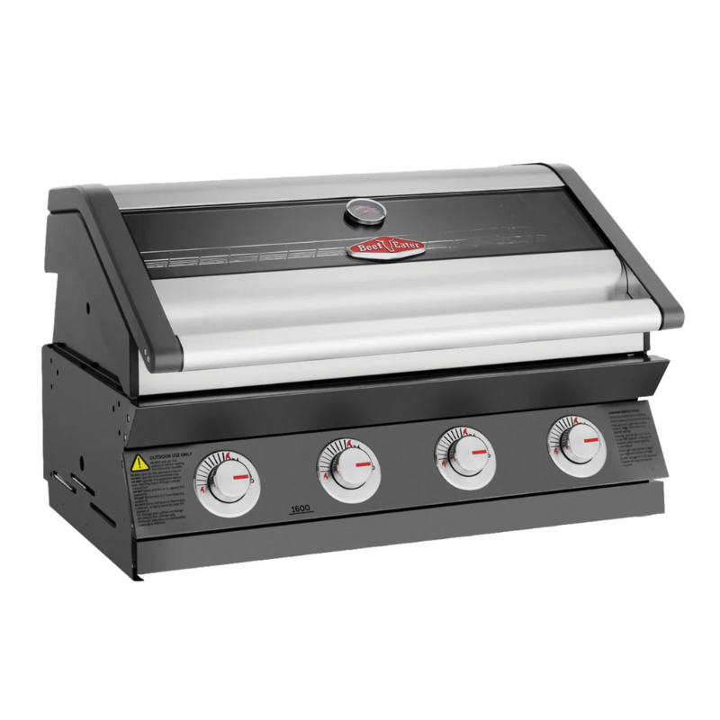 1600ESeries-4BurnerBuilt-InBBQ on white background angled view