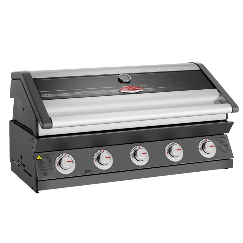 Beefeater 1600E 5 Burner Gas BBQ with Cabinet and Side Burner