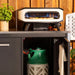 Cozze Rotate Gas Pizza Oven 17", Cordierite, White & Black