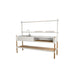 Sticks Kitchen with Teak Shelf