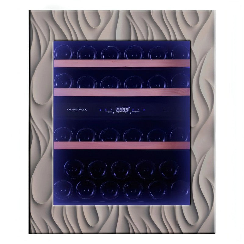 Dunavox NOBLE-32.TO Dual Zone 33 Bottle Fully Integrated Wine Cooler