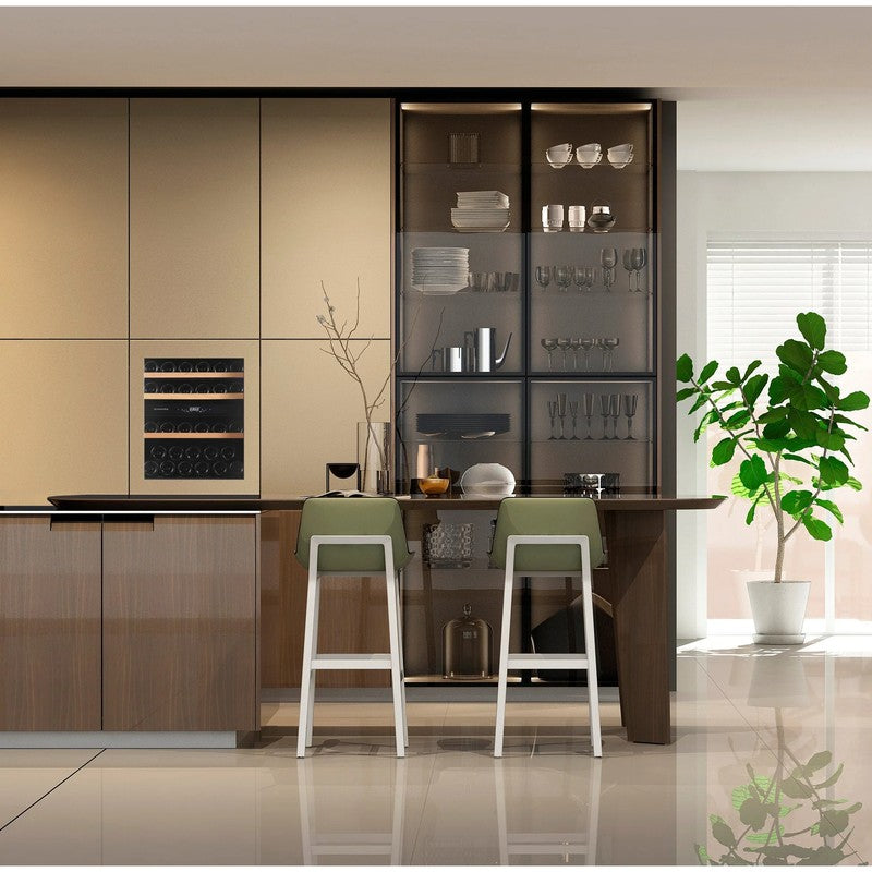 Dunavox NOBLE-32.TO Dual Zone 33 Bottle Fully Integrated Wine Cooler