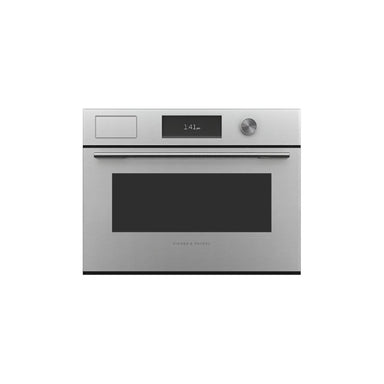 Fisher & Paykel OS60NACVUDX5 60cm Combination Steam Oven, Brushed Silver Glass