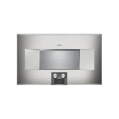 Gaggenau 400 Series BS485112 Stainless Steel Combi-Steam Oven 76cm, Left Hand Hinge