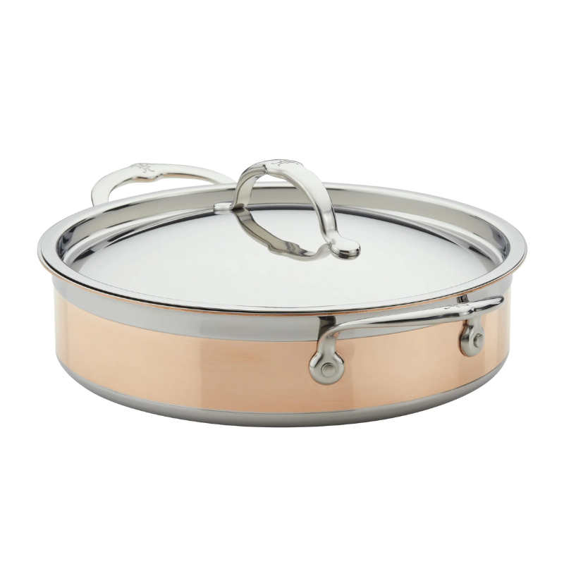 Hestan CopperBond Induction Copper Sautéuse & Lid - 26cm (3.3L)