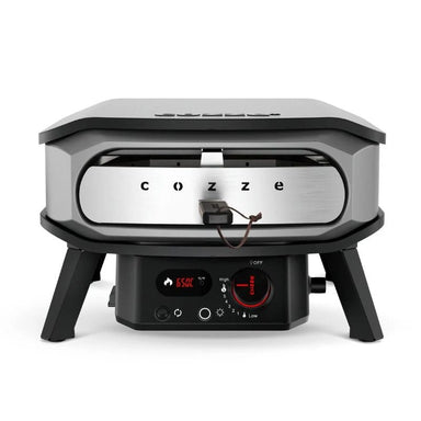 Cozze Premium Rotate Gas Pizza Oven 13", Grey & Black
