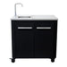 Cozze Outdoor Kitchen 90 Stainless Steel Outdoor Kitchen with Sink