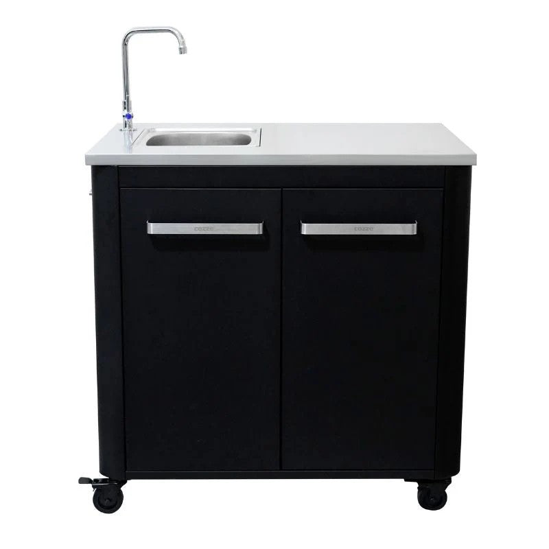 Cozze Outdoor Kitchen 90 Stainless Steel Outdoor Kitchen with Sink