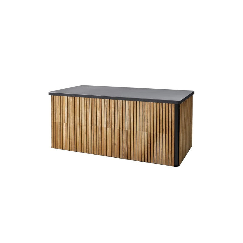 Cane-line Combine Large Cushion Box, Black & Teak