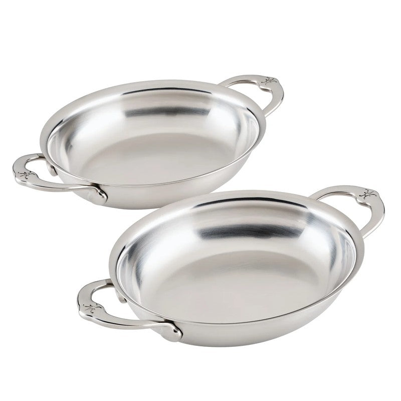 Hestan Provisions Stainless Steel Oval Mini Gratin 2-Piece Set