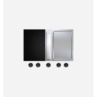 Bora Professional 3.0 Stainless Steel Induction & Teppan Set with Cooktop Extractor, Induction Cooktop, Teppan Grill & Ecotube Ducting