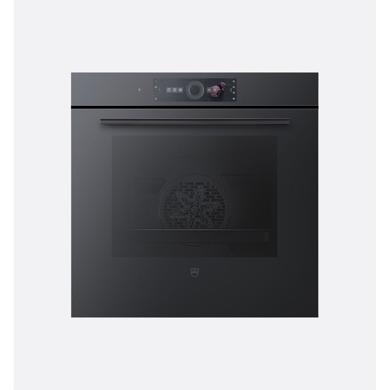 V-Zug Combair V6000 60P Glass Single Oven 60cm, Black Mirror