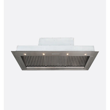 Lacanche BFUG1200INSETTWIN Stainless Steel Built-In Twin Motor Canopy Hood 120cm, Stainless Steel