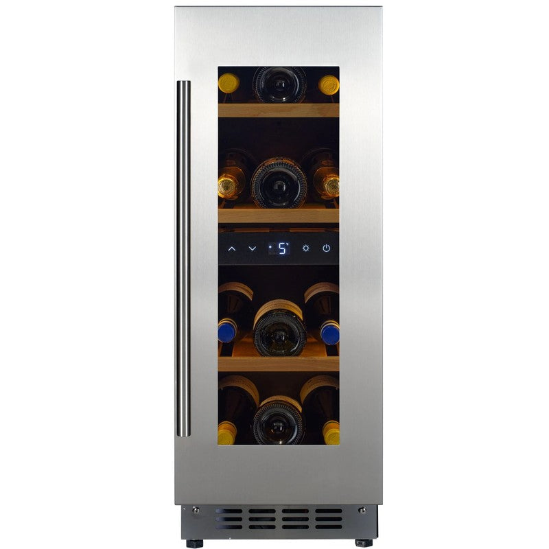 CELLA W18S-SSH Stainless Steel Undercounter Wine Cooler 18 Bottle Capacity