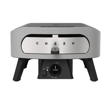 Cozze Classic Gas Pizza Oven 13" Powder-Coated Zinc-Plated Steel, Grey and Black
