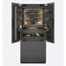 Gaggenau Expressive Series RVY497190 Stainless Steel Fridge-Freezer 89.4cm with Ice & Water