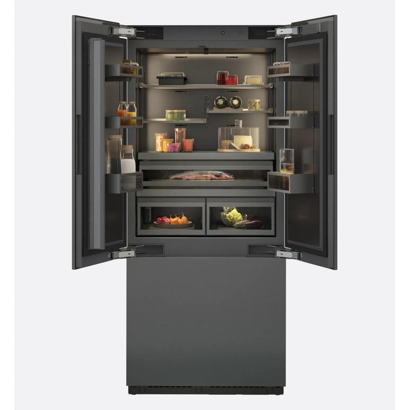 Gaggenau Expressive Series RVY497190 Stainless Steel Fridge-Freezer 89.4cm with Ice & Water