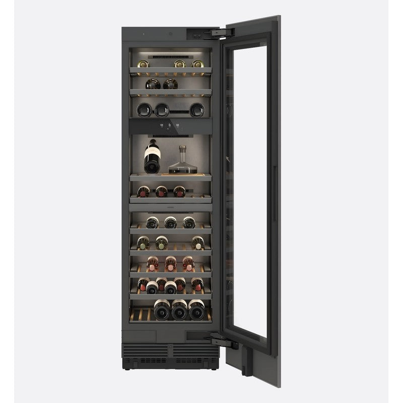 Gaggenau Vario Expressive Series RVW467170 61cm Fully Integrated Wine Storage, Dark Brushed Stainless Steel