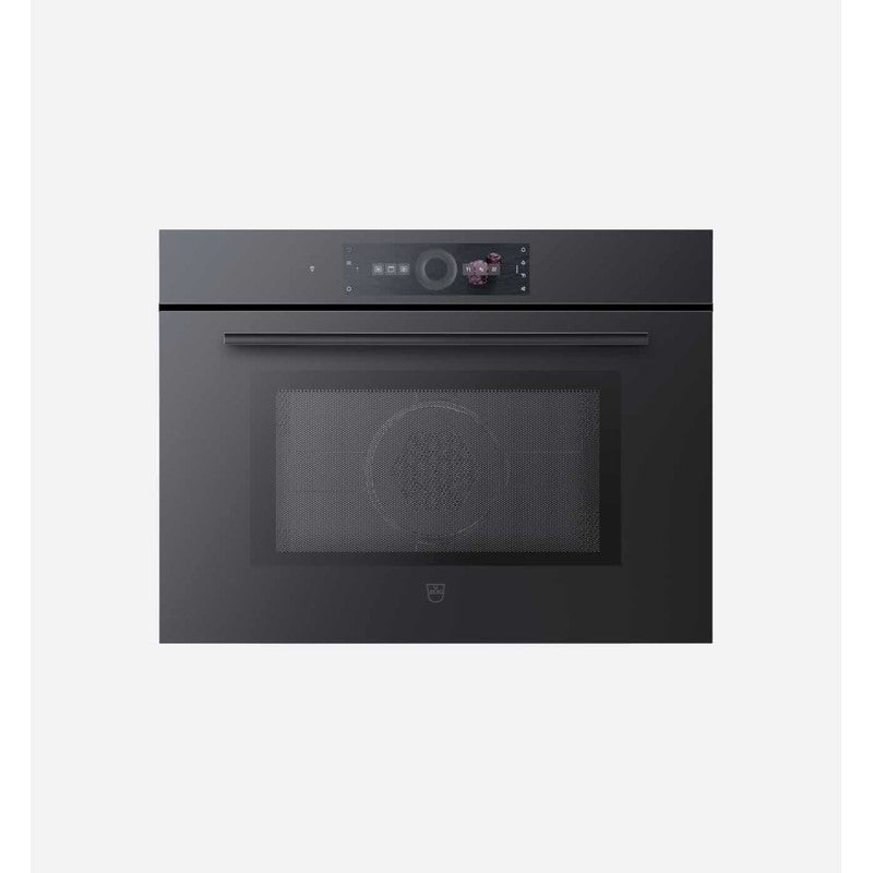 V-Zug V4000 CombiMiwell 45 Glass Microwave 60cm, Black Mirror Glass