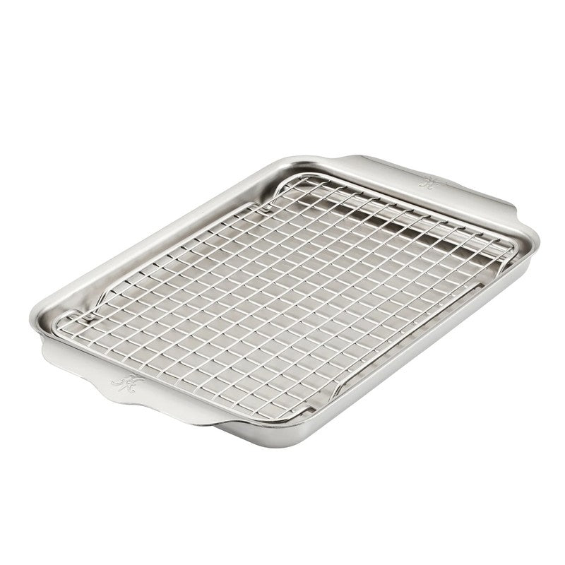 Hestan Ovenbond Stainless Steel Quarter Sheet Pan with Cooling Rack