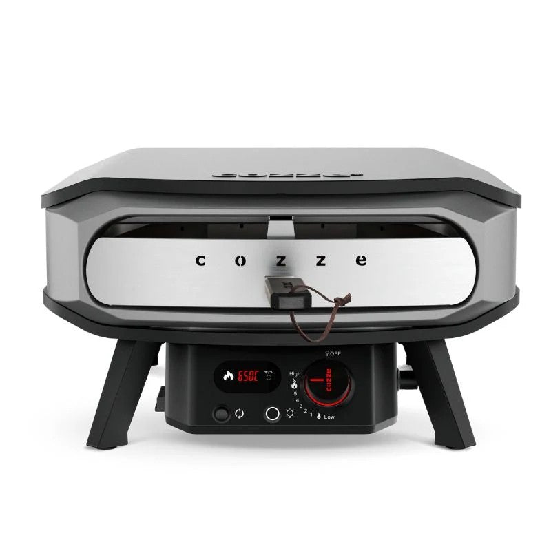 Cozze Premium Rotate Gas Pizza Oven 17" Powder-coated Steel