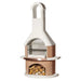 Buschbeck Toscana Masonry Barbecue, White Quartz, Terracotta & Copper