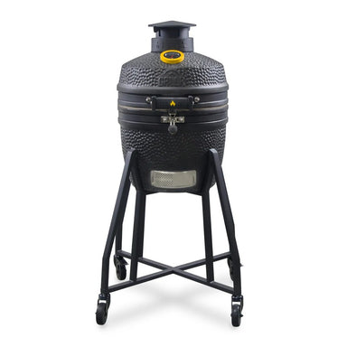 GRLLR Ember Classic 16 Inch Kamado, Charcoal Black
