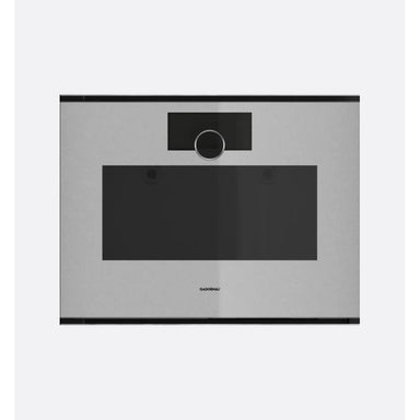 Gaggenau Minimalist Series GS221130 Stainless Steel Built-In Combination Steam Oven 60cm, Sterling
