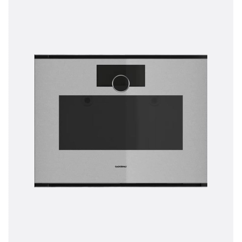 Gaggenau Minimalist Series GS221130 Stainless Steel Built-In Combination Steam Oven 60cm, Sterling