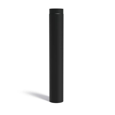 Adezz Forno Stovepipe 150 Steel Flue Extension, Black