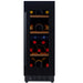CELLA KITCHENLINE W18D-BH Glass Wine Fridge 18 Bottle, Black