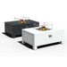 Adezz Forno Brann Powder-Coated Aluminium Gas Fire Pit, White