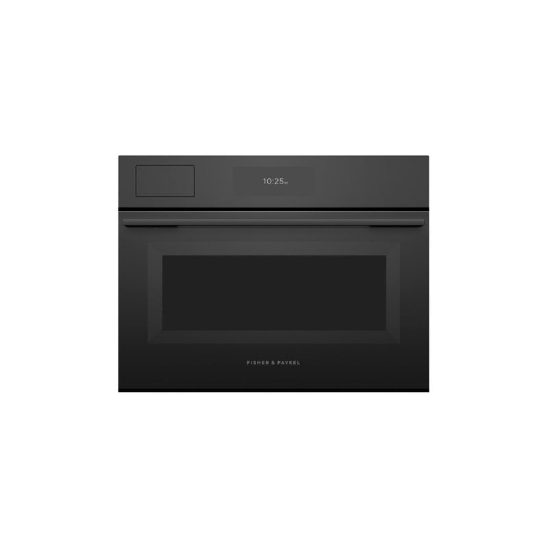 Fisher & Paykel OS60NAMVUB5 60cm Combination Steam Oven, Black Glass