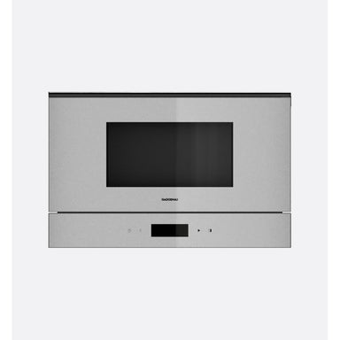 Gaggenau Minimalistic Series GM220130 60cm Glass Built-In Combination Microwave Oven, Sterling