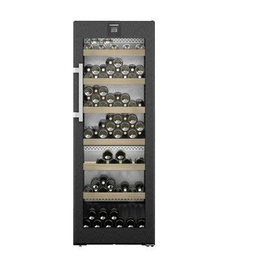 Liebherr Vinidor WPbsi 5052 Steel Wine Cabinet 131 Bottle, Black