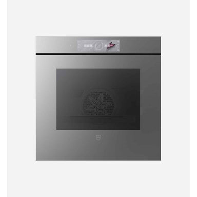 V-Zug Combair V6000 60P AutoDoor 60cm Glass Single Oven, Platinum Mirror