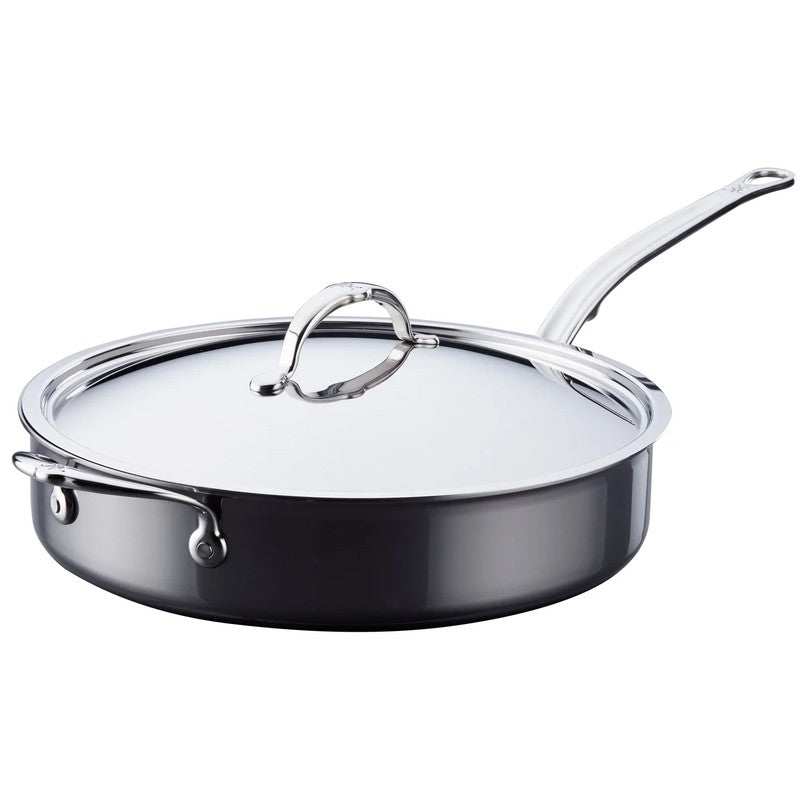 Hestan NanoBond Titanium Stainless Steel Saute Pan with Lid