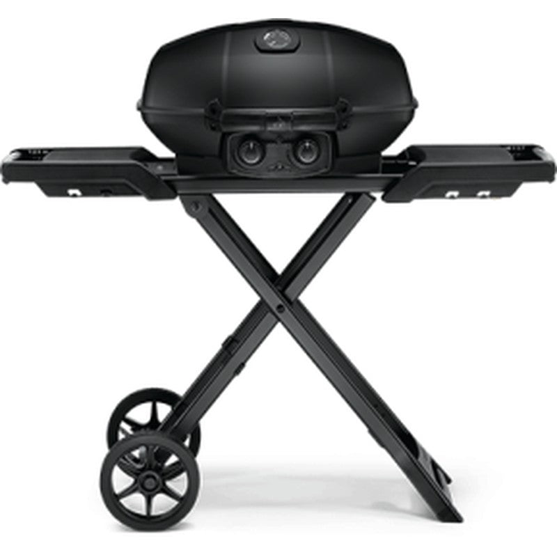 Napoleon Phantom TravelQ™ PRO285X Portable Propane Gas Grill with Scissor Cart, Matt Black