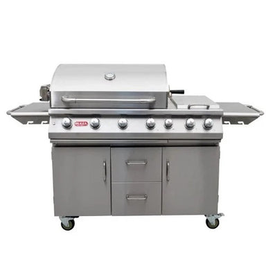 Bull 7 Burner Premium Gas Barbecue with Cart