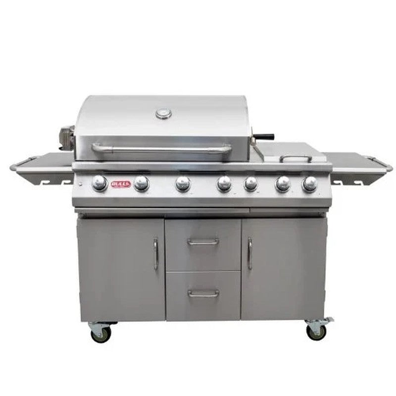 Bull 7 Burner Premium Gas Barbecue with Cart