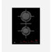 V-Zug GAS421GSBZ 40cm Cast Iron Natural Gas Hob, Black Mirror Glass